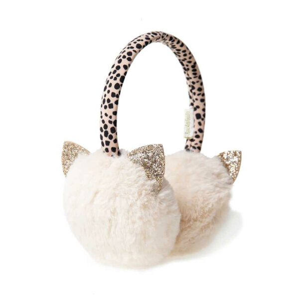 Clara Cat Leopard Earmuffs