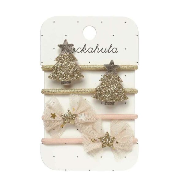 Magical Golden Christmas Tree Elastics