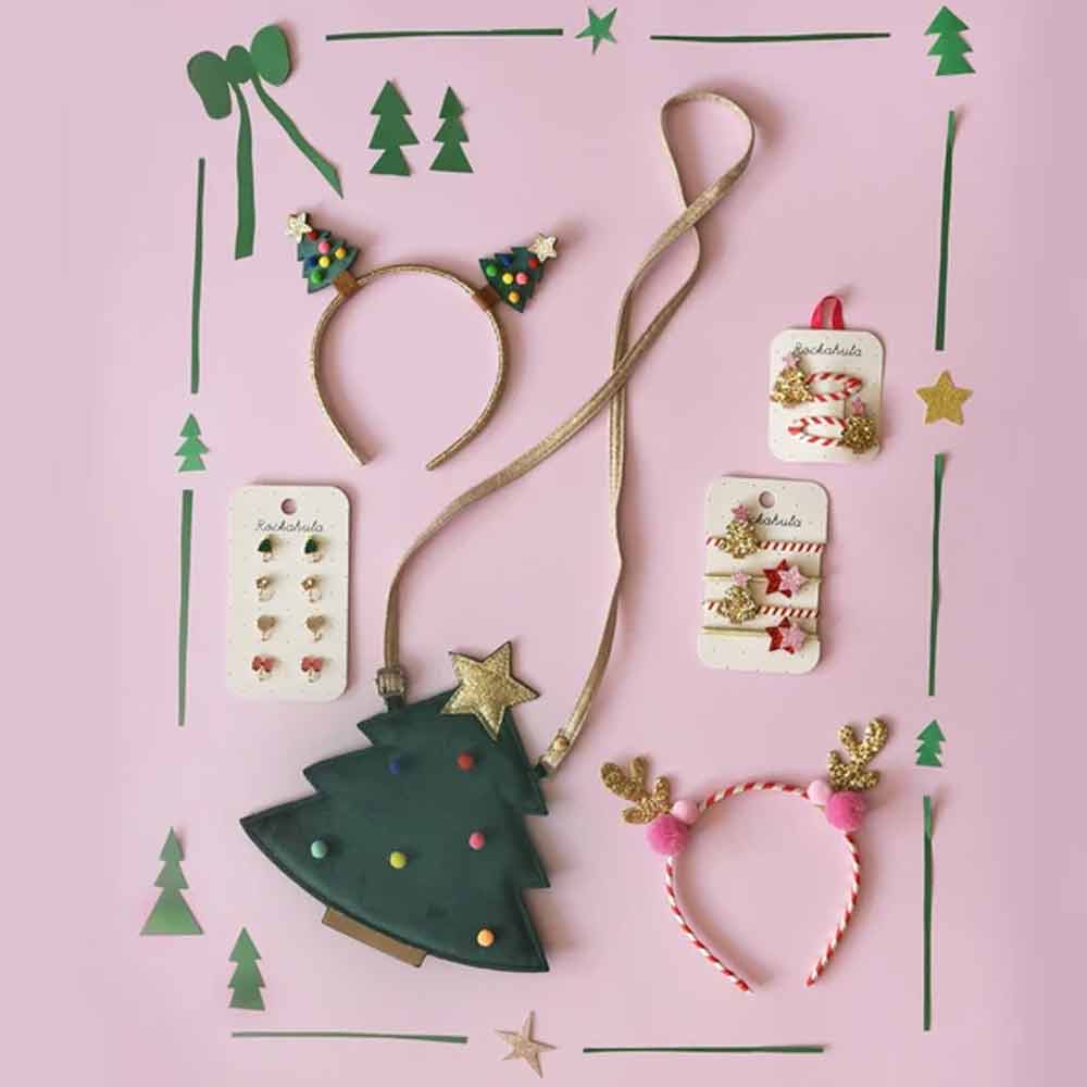 Stripy Pom Pom Reindeer Headband - Image 4