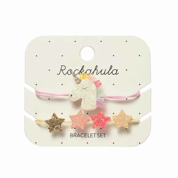 Rainbow Unicorn Bracelet Set