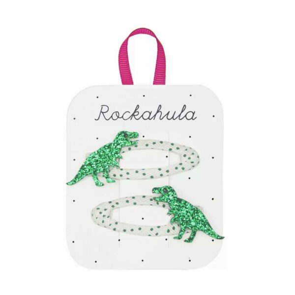 Barrettes Spotty T-Rex Clips