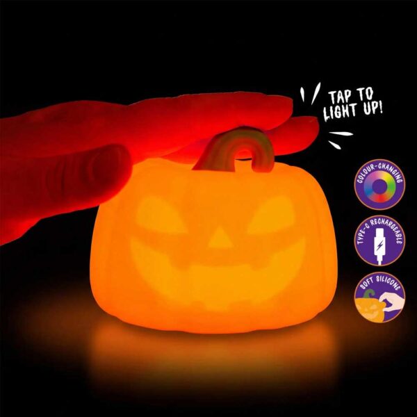 Lampe LED silicone Citrouille
