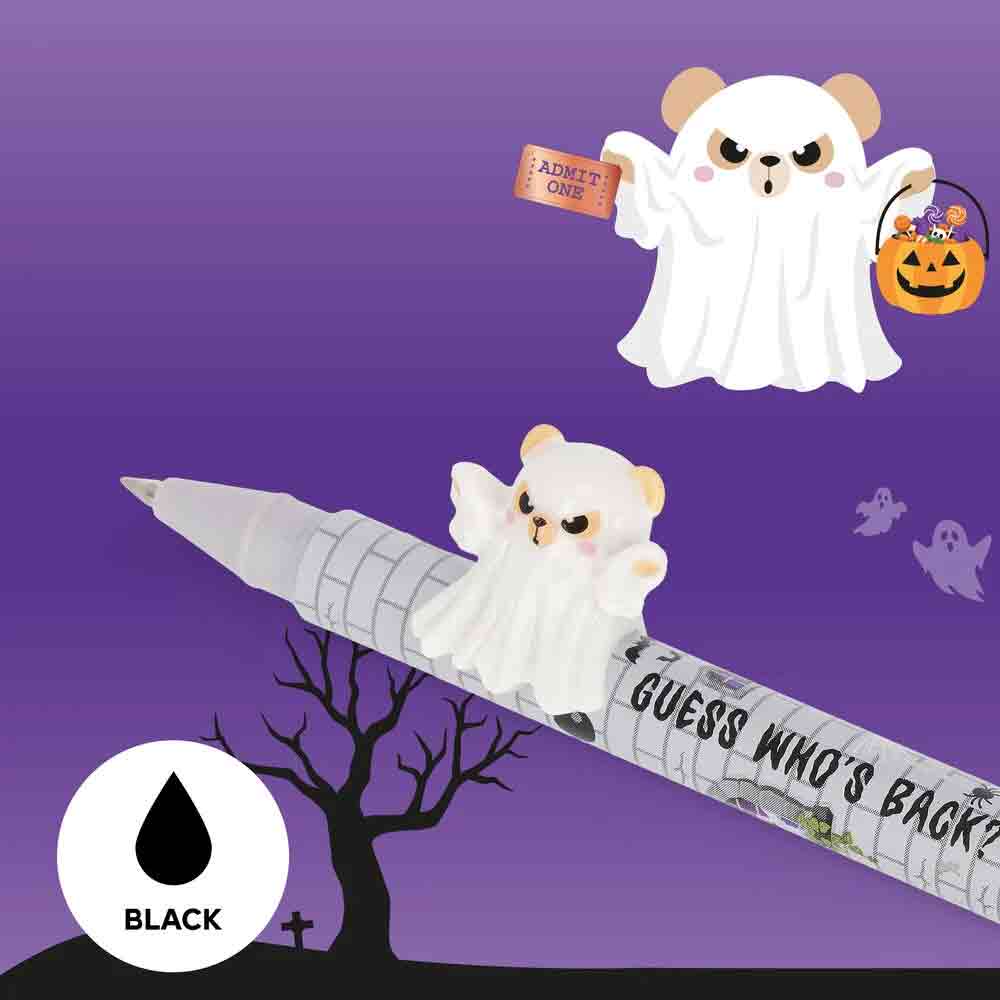 Set 2 Stylos gel décoré Spooky – Image 4