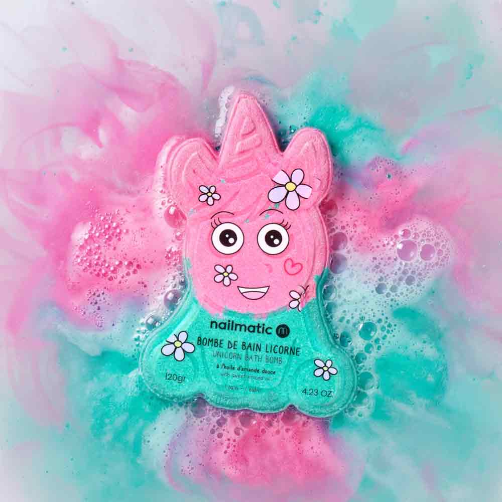 Pink/Green Unicorn Bath Bomb - Image 2