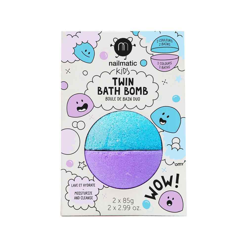 Blue and Purple Bath Bombs x2