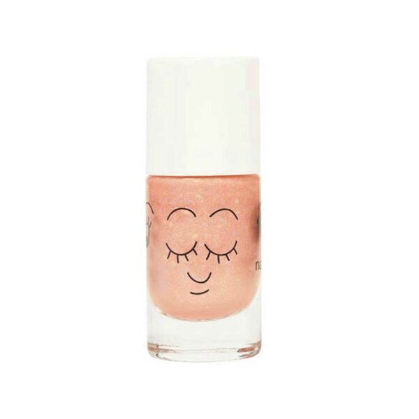 Vernis eau Peachy Peche paillette