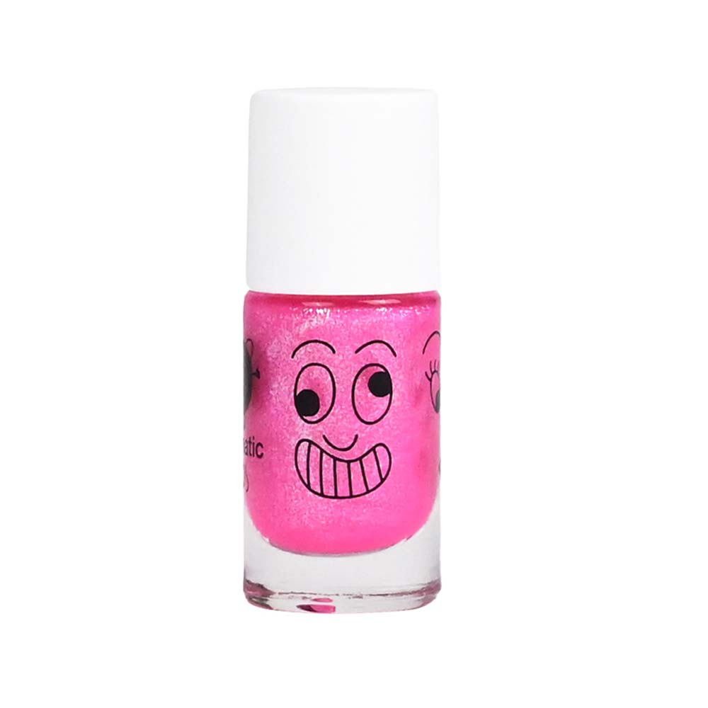 Water polish Pinky Pink neon sequin