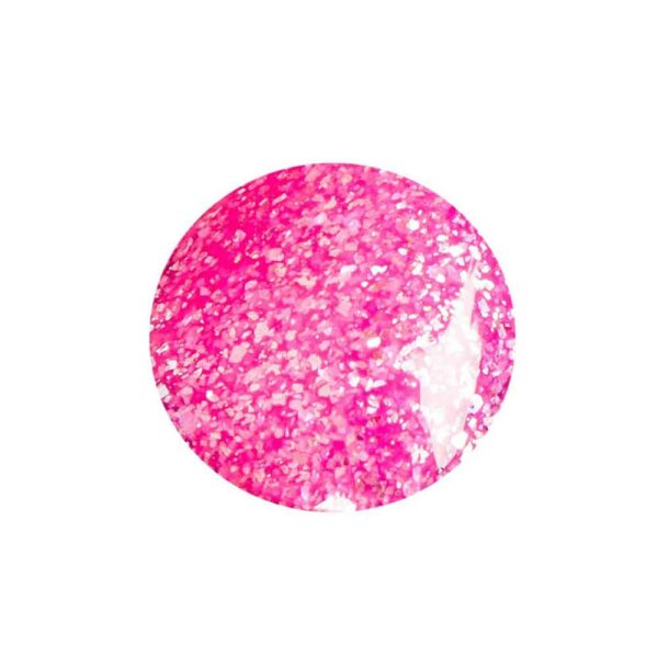 Vernis eau Pinky Rose fluo paillette
