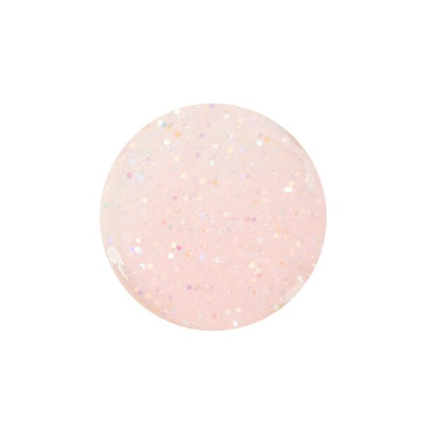 Vernis eau Polly Transparent rose paillette