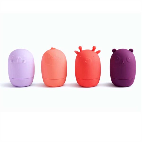 Les animaux rigolos pour le bain - violet
